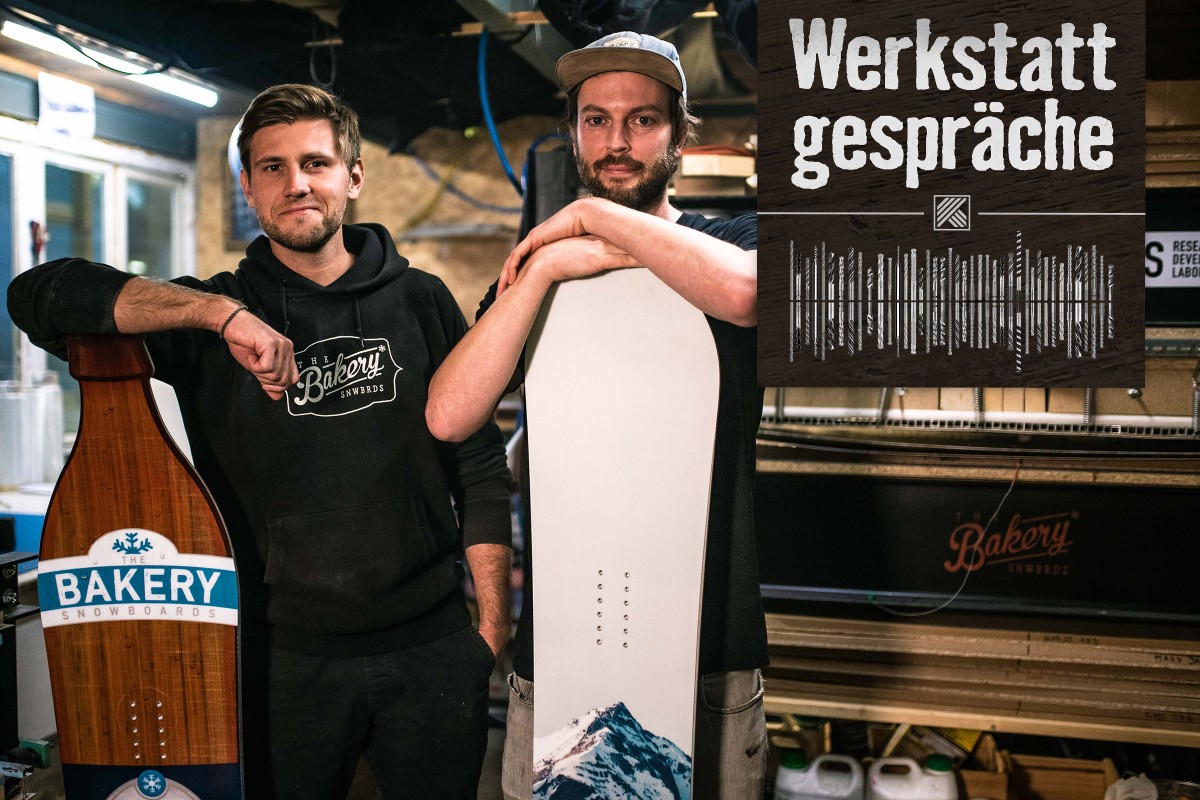 Michael Mardofel und Hannes Nissen Meyer bauen in München Snowboards in ihrer Firma „The Bakery Snowboards“. 