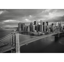 Fototapete Papier 97011 Brooklyn Bridge black/white 2-tlg. 350 x 260 cm-thumb-0
