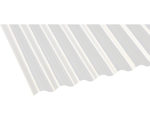 Gutta Polyester Wellplatte Sinus 76/18 natur 3000 x 1000 x 0,8 mm