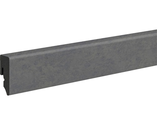 Sockelleiste PVC KU048L Raw Steel 15x38,5x2400 mm