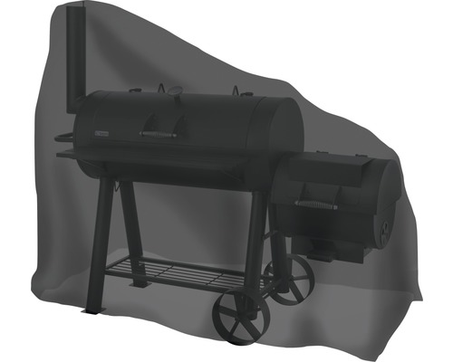 Tepro Schutzhülle für Smoker oval groß 89x172,2x147,3 cm schwarz