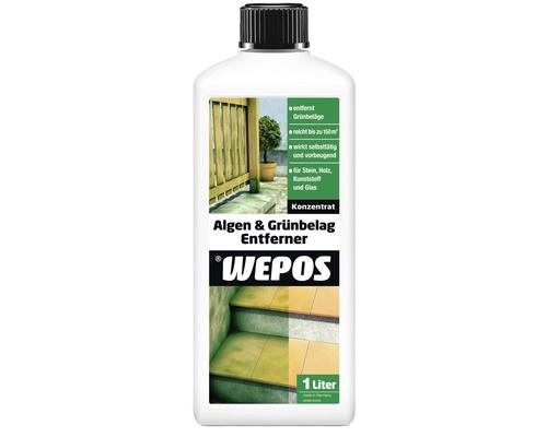 Algen- und Grünbelagentferner Wepos 1 L