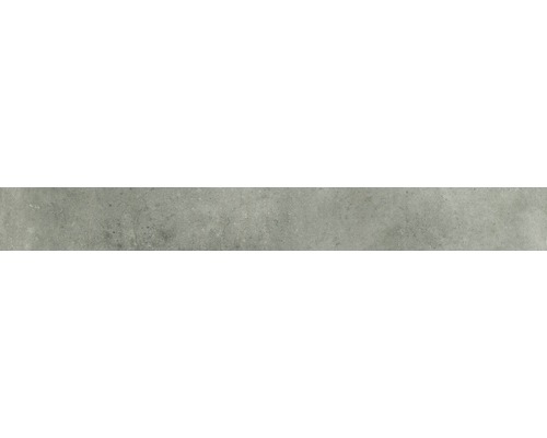 Feinsteinzeug Sockelfliese Atlantis 7,0x59,0 cm grau