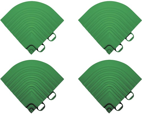 Eckteil Set Klickfliese 6,2x6,2cm 4 Stk., grün