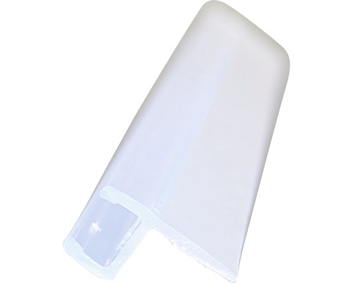 Seiteanschlussprofil geeignet für Glasstärke 6mm