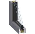 Kunststofffenster Festelement ARON Basic weiß/anthrazit 1450x650 mm