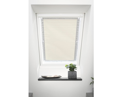 Lichtblick Dachfenster Sonnenschutz Thermofix SDF.C02.05V creme 36x51,5 cm