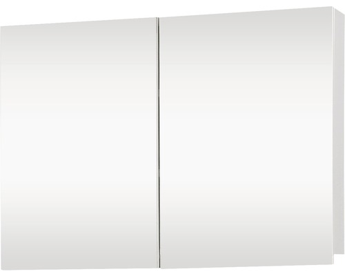 Spiegelschrank Brida 100x15x50 cm 2-türig weiß