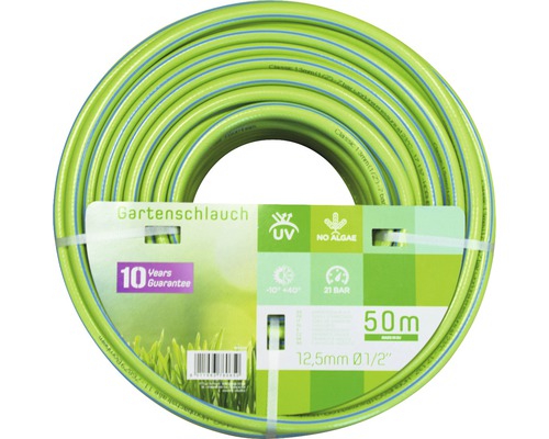 Gartenschlauch Klassisch PVC 1/2 Zoll 50 m grün