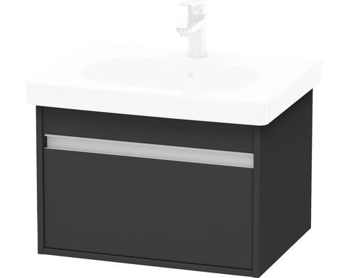 Waschbeckenunterschrank Duravit Ketho 60x45,5x40 cm ohne Waschbecken graphit matt
