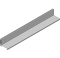 Schlitzabdeckung asymetrisch Faserfix/Recyfix Standard 100 1000x160x128 mm Silberfarben