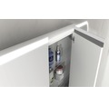 LED-Spiegelschrank Baden Haus Soft 3-türig 95x70x13 cm weiß