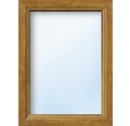 Kunststofffenster Festelement ARON Basic weiß/golden oak 850x950 mm (nicht öffenbar)