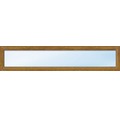 Kunststofffenster Festelement ARON Basic weiß/golden oak 2000x400 mm (nicht öffenbar)