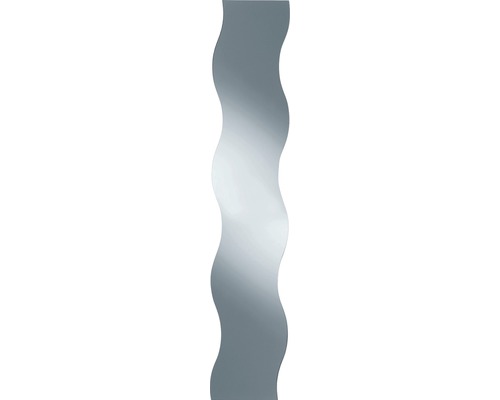 Kristallspiegel Kristall Form Wave 29x150 cm