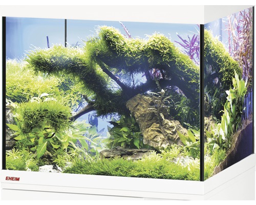 Aquarium, Glasbecken EHEIM GB 82 vivalineLED 126, ca. 81 x 36 x 40 cm, ca. 126 l, nur mit oberer Blende weiß, ohne Beleuchtung und weitere Technik, ohne Inhalt