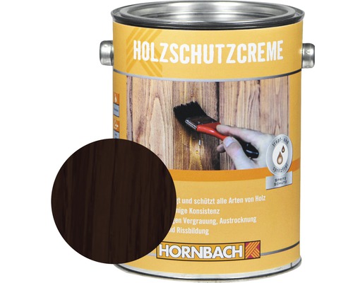 HORNBACH Holzschutzcreme palisander 2,5 l