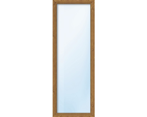 Kunststofffenster ARON Basic weiß/golden oak 500x1600 mm DIN Rechts