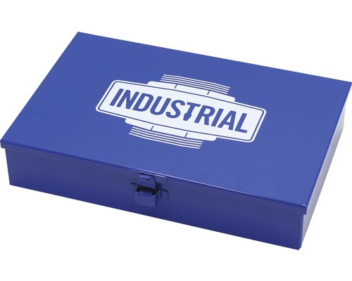 Stahlblechkasten Industrial Gr. 2 174 x 55 x 272 mm blau