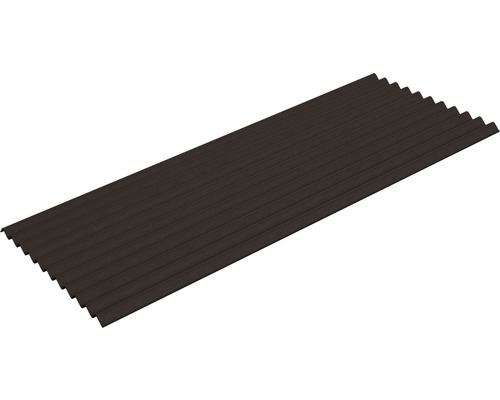 Gutta Bitumenwellplatte Sinus 76/33 braun 2000 x 835 x 2,2 mm