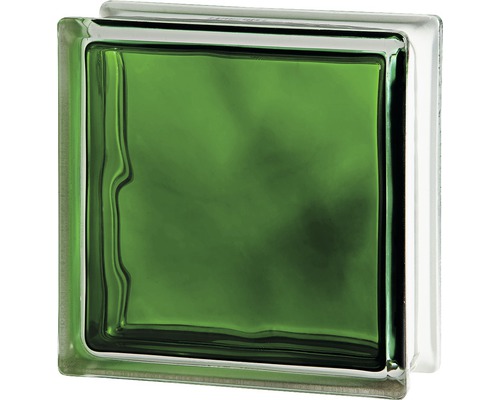 Glasbaustein brilly grün 19x19x8cm