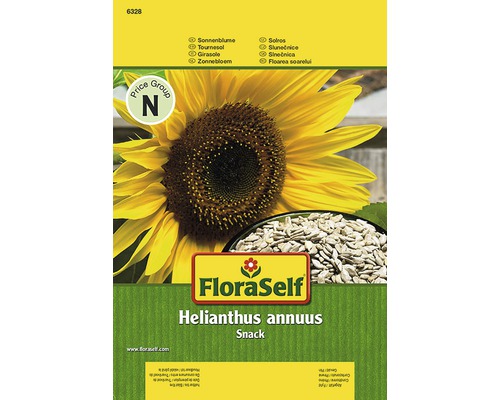 Sonnenblume ‘Snack‘ FloraSelf samenfestes Saatgut Blumensamen