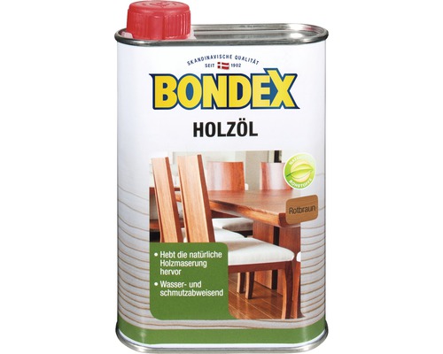 BONDEX Holzöl rotbraun 0,25 l