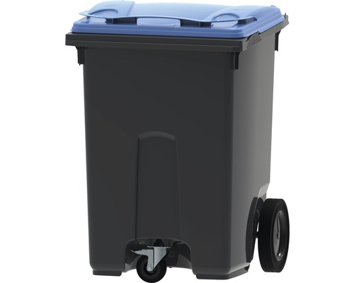 3-Rad Abfall- und Wertstoffbehälter MGB 370l grau/blau