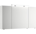 Spiegelschrank Pelipal Xpressline 4010 3-türig 120x70,3x17 cm weiß