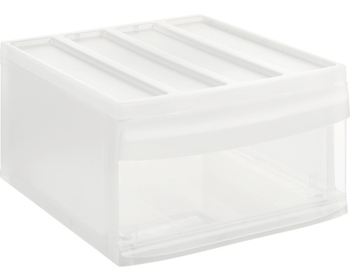 Schubladenbox Systemix L transparent