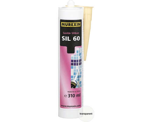 Sanitär Silikon Murexin SIL60 transparent 310 ml