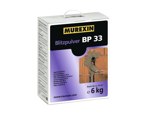 Blitzmontagemörtel Murexin Blitzpulver BP 33 6 kg