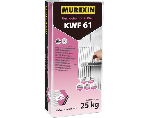 Flex-Klebemörtel KWF61 Murexin weiß 25kg-0