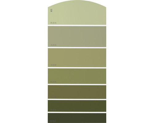 Farbmusterkarte B25 Farbwelt gelb 21x10 cm-0
