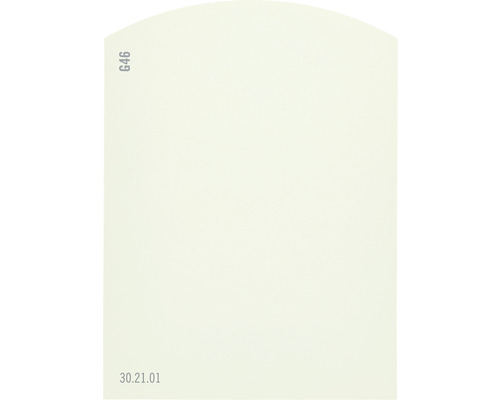 Farbmusterkarte G46 Off-White Farbwelt grün 9,5x7 cm-0