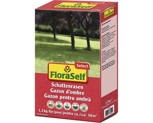 Rasensamen FloraSelf Select Schattenrasen 1,2 kg / 50m²