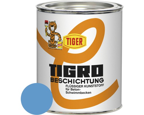 Tiger Tigro Beschichtung rivierablau seidenglänzend 750 ml