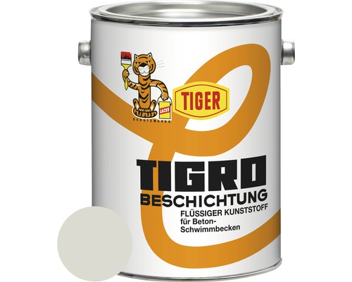 Tiger Tigro Beschichtung hellgrau seidenglänzend 2,5 l