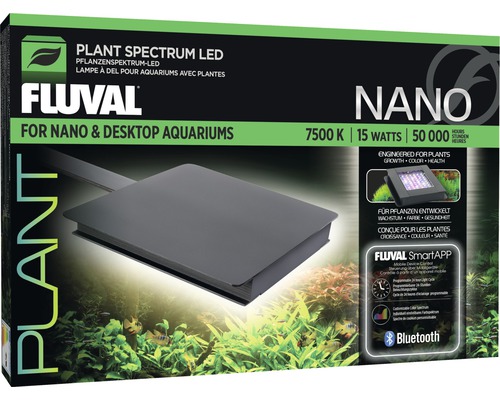 Aquariumbeleuchtung Fluval Nano Plant LED steuerbar über APP 15 W