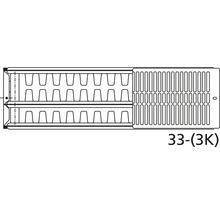 Austausch-Heizkörper Rotheigner Typ 3K 550x400 mm 4-fach-thumb-1