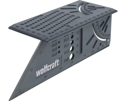 3D-Gehrungswinkel Wolfcraft 45°- und 90°-Winkel