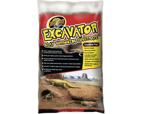 Bodengrund ZOO MED Excavator Clay Burrowing Substrate 4,5 kg