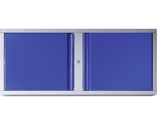 Wandschrank Industrial 1180 x 438 x 299 mm 1 Doppeltür 1 Einlegeboden grau/blau