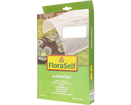 Gartenvlies FloraSelf 5x1,5 m 17g/m² weiß