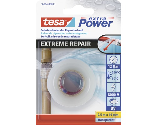 Reparaturband Tesa EXTREME REPAIR transparent 19 mm x 2,5 m