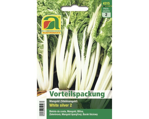 Gemüsesamen Austrosaat Mangold 'White Silver 2'-0