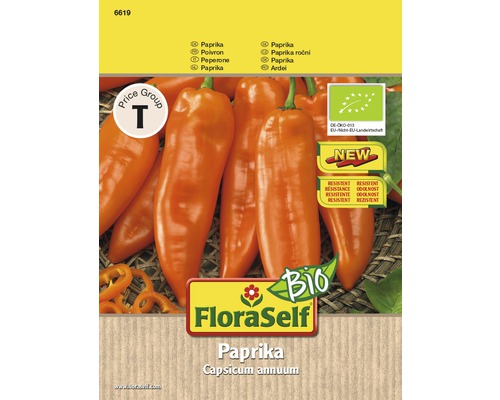 Bio Paprika 'Kyra' FloraSelf Bio samenfestes Saatgut Gemüsesamen-0