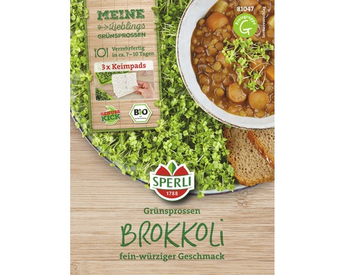 Grünsprossen-Anzuchtset Nachfüllpads 'Bio-Brokkoli'