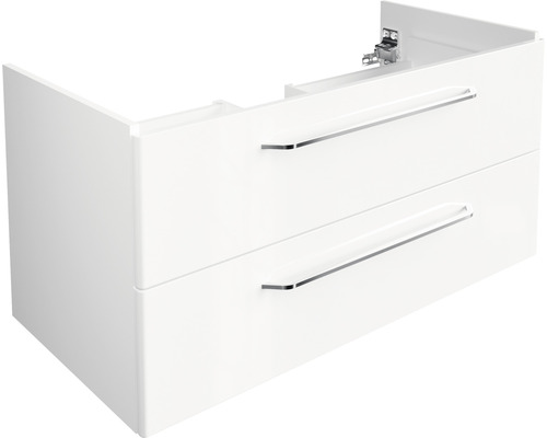 Waschbeckenunterschrank Fackelmann Milano 49,2x100x48 cm ohne Waschbecken weiß