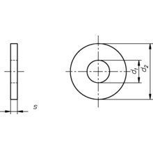 Unterlegscheibe DIN 9021, 3,2 mm Edelstahl A2, 100 Stück-thumb-1